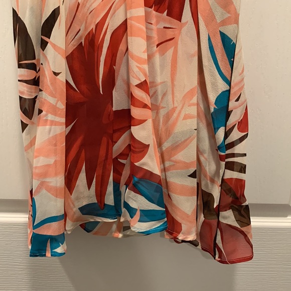 Joie XS flowy floral short silk dress - Picture 4 of 6